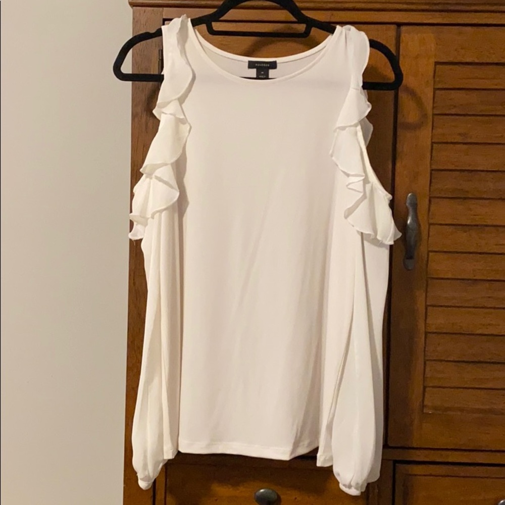 Halogen Cold Shoulder Blouse